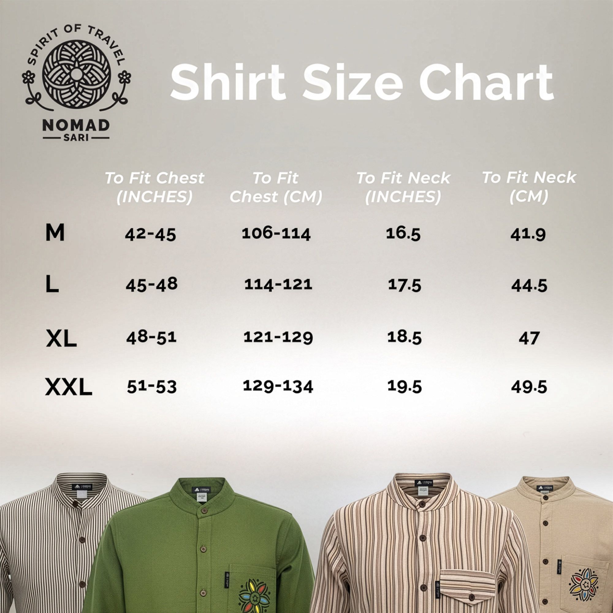 Nomad Sari Kathmandu Shirt - Stone - XXL