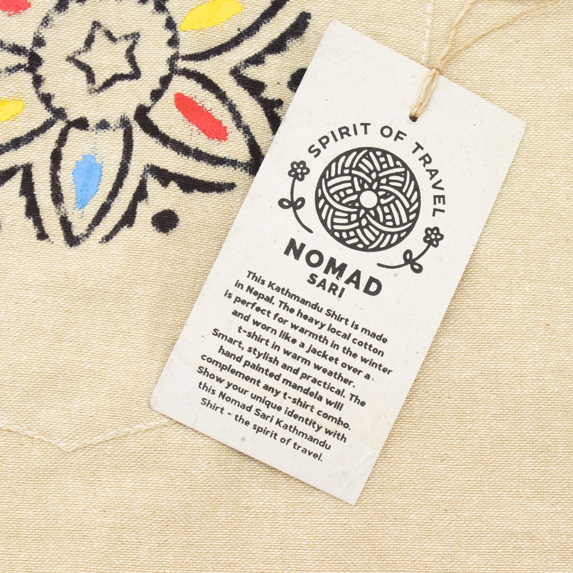 Nomad Sari Kathmandu Shirt - Stone - XXL