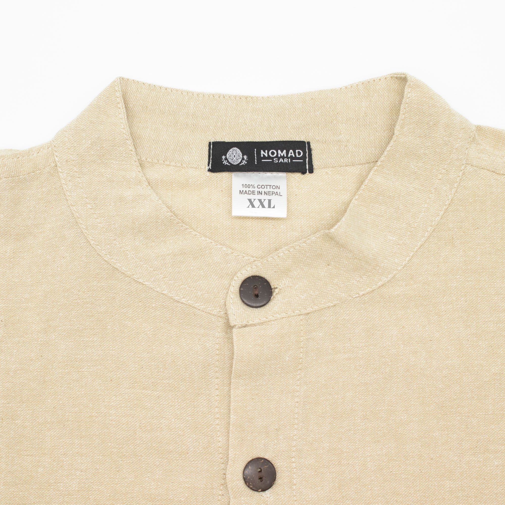 Nomad Sari Kathmandu Shirt - Stone - XXL