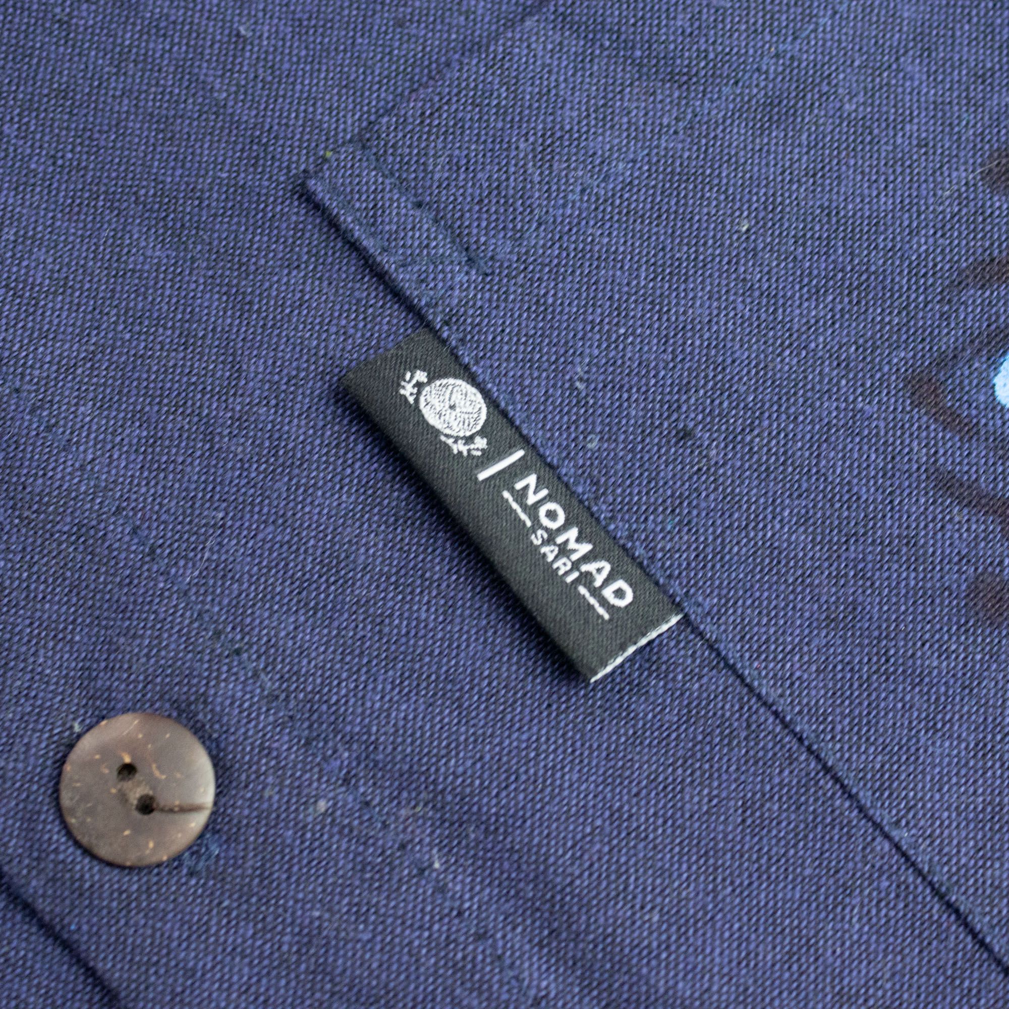 Nomad Sari Kathmandu Shirt - Indigo - Medium