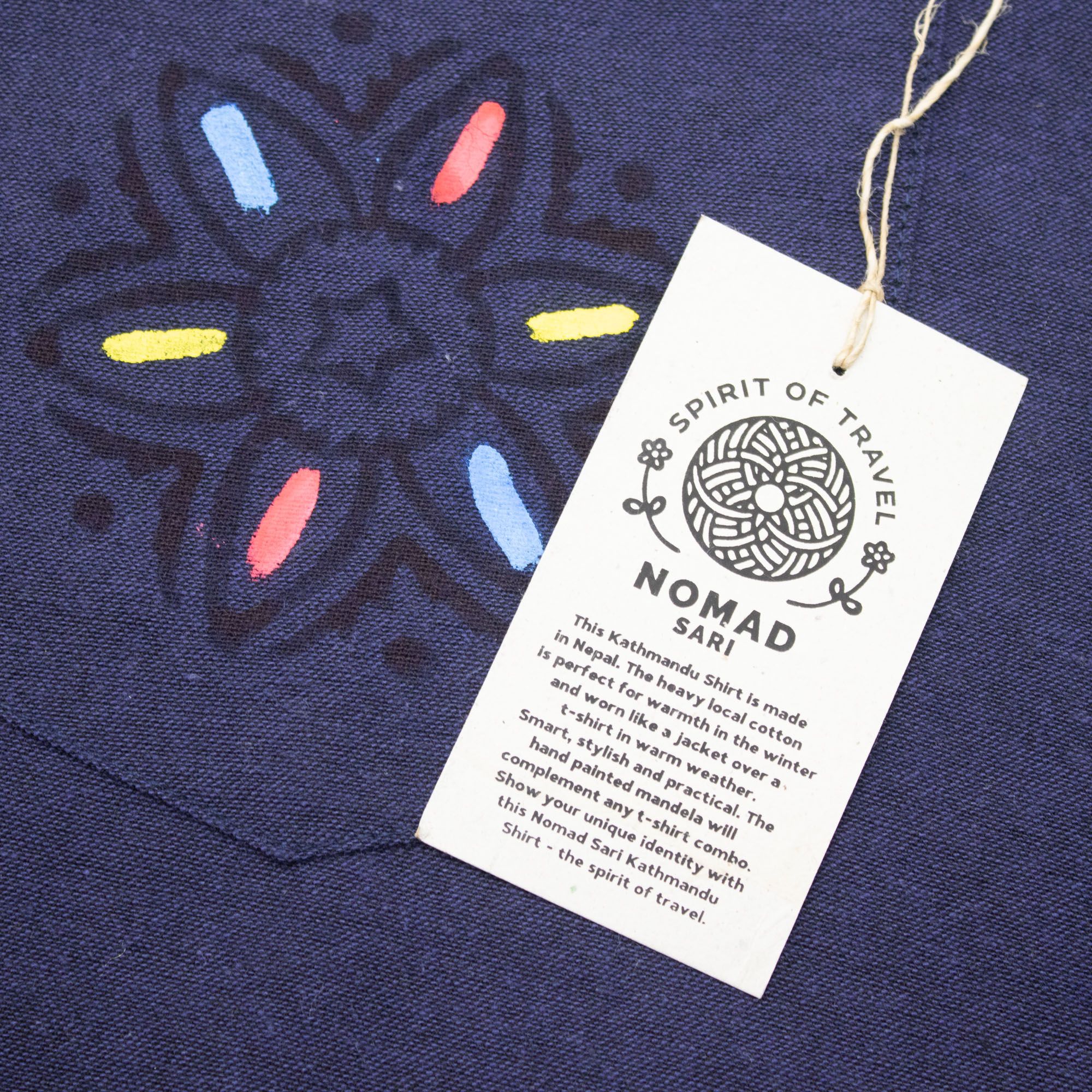 Nomad Sari Kathmandu Shirt - Indigo - Large