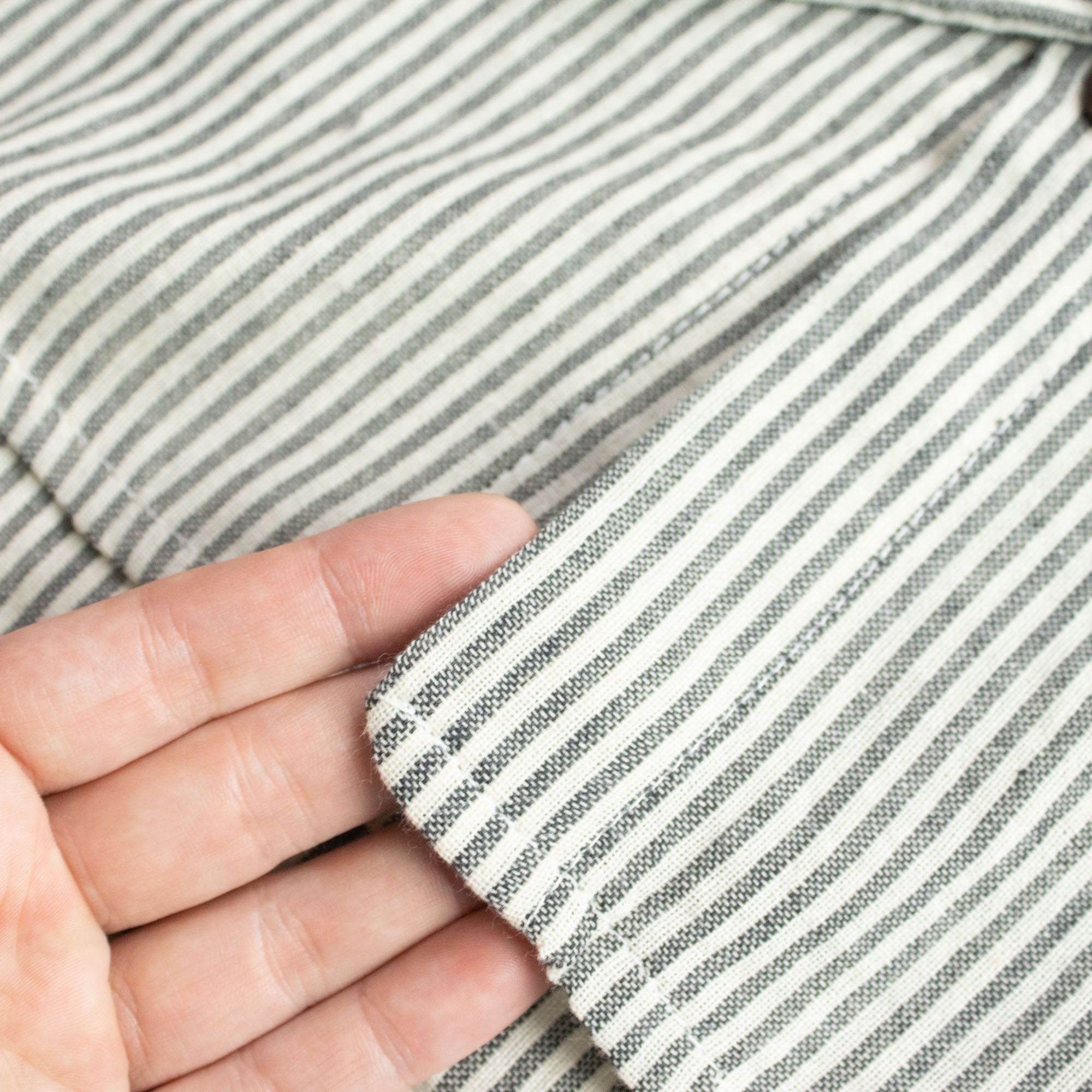 Nomad Sari Grandad Shirt - Grey Stone - Medium