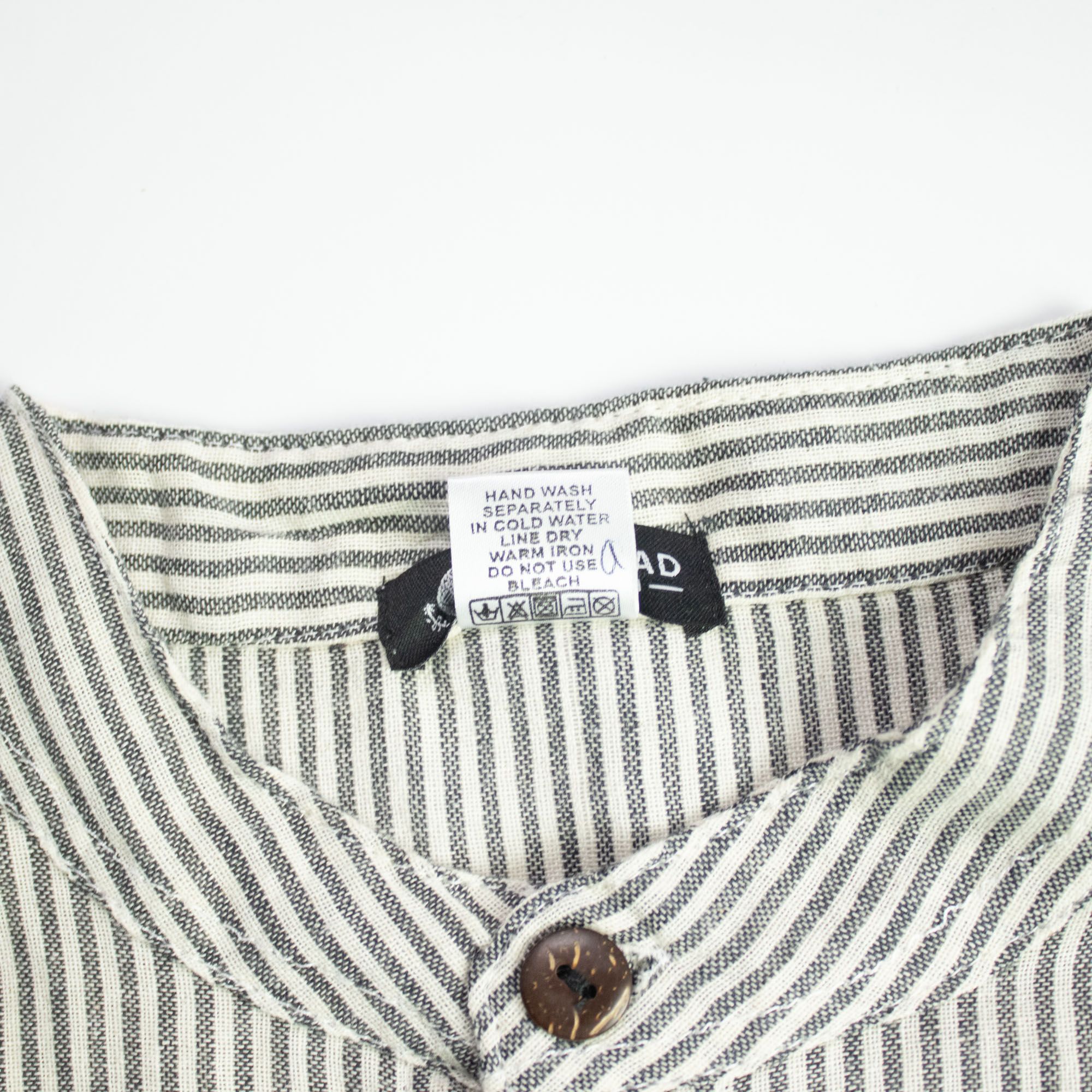 Nomad Sari Grandad Shirt - Grey Stone - XL