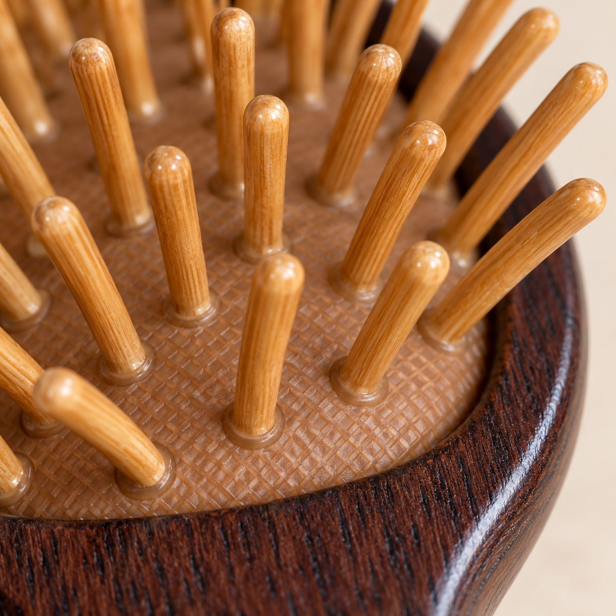 PAW Grooming Tools - Mini Brush & Massage - Bamboo Pins