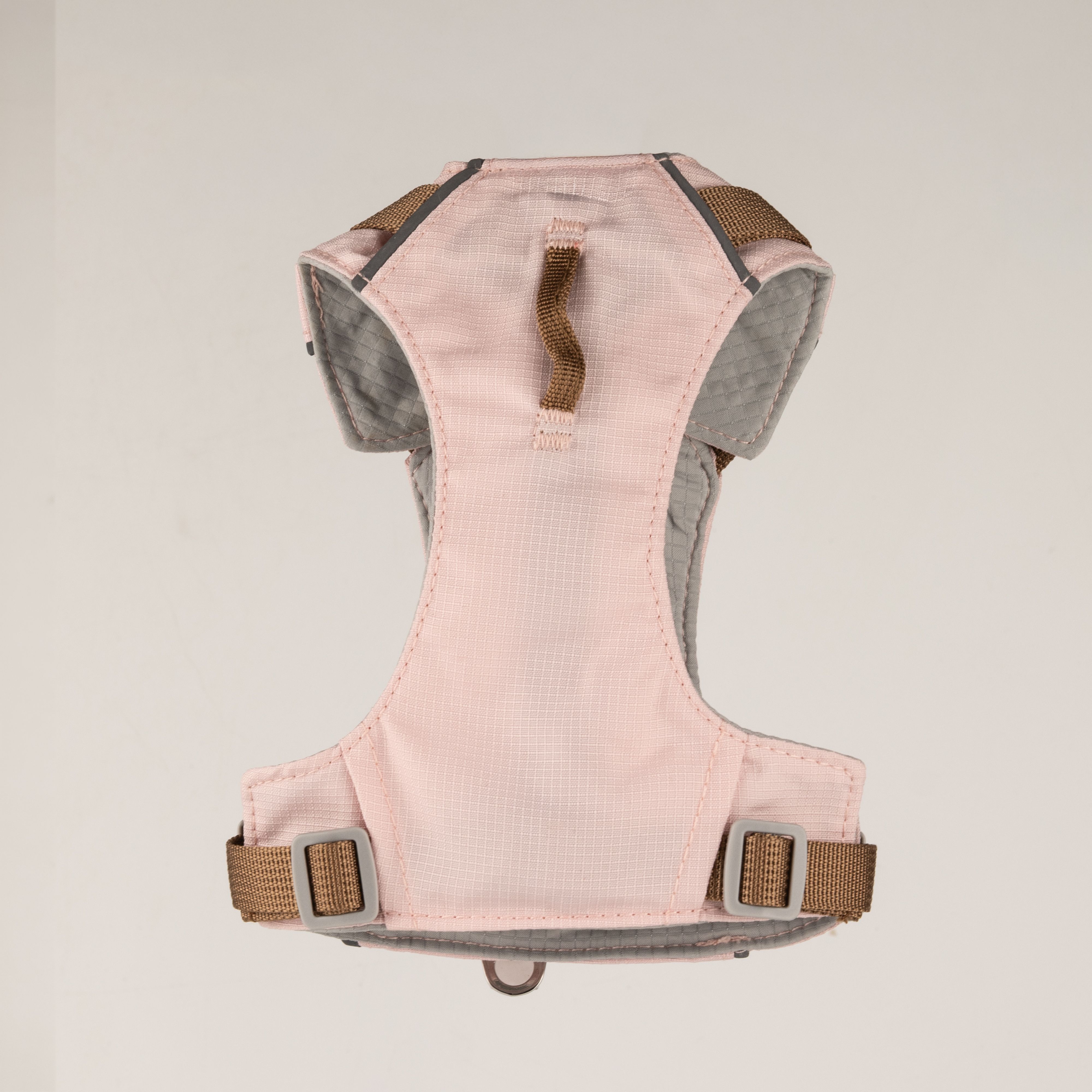 PAW - XS (2-4Kg) Dog Step-in Guardian Harness with Reflective Mesh - Soft Pink - Rose Quartz Charm