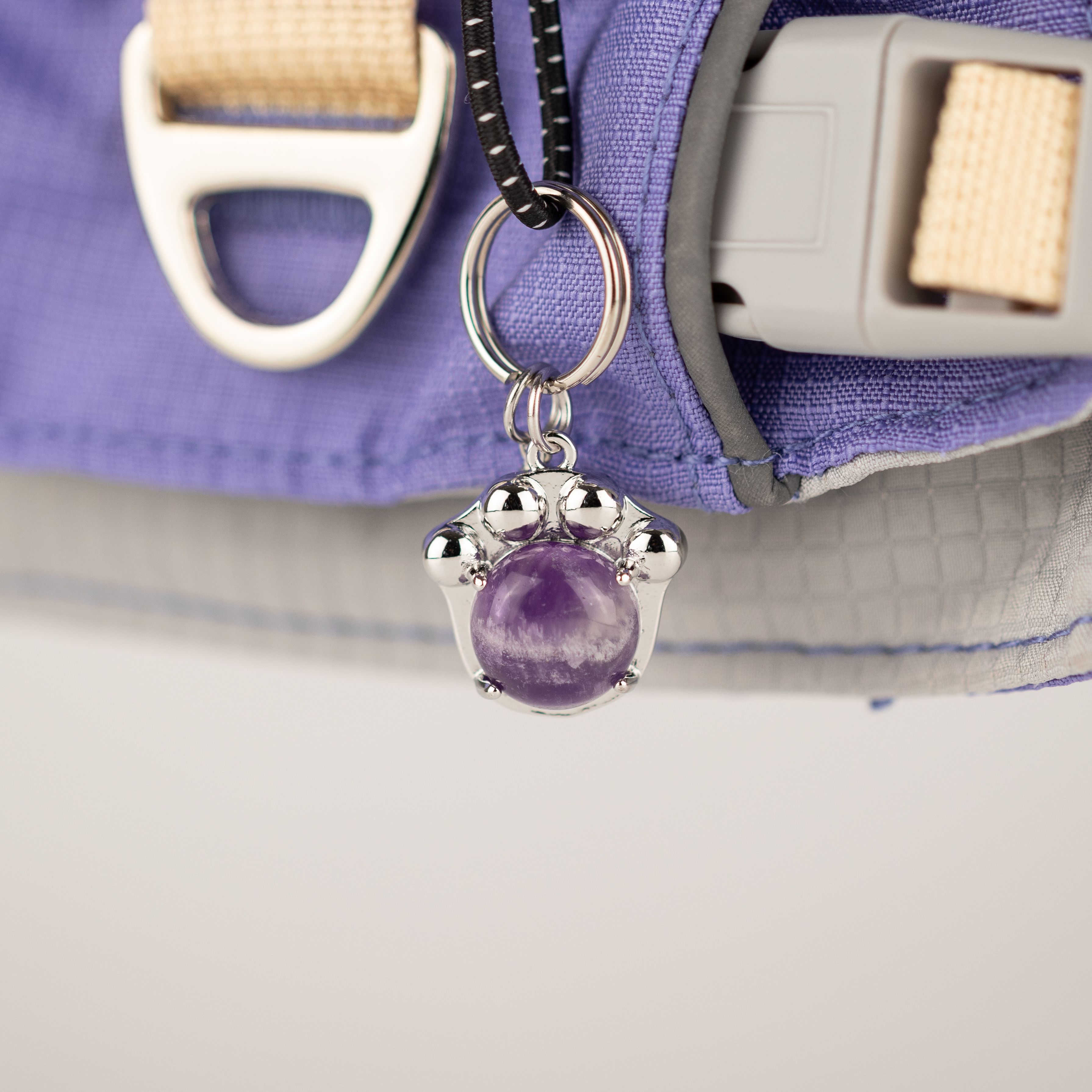 PAW - XS (2-4Kg) Dog Step-in Guardian Harness with Reflective Mesh - Lavender - Amethyst Charm