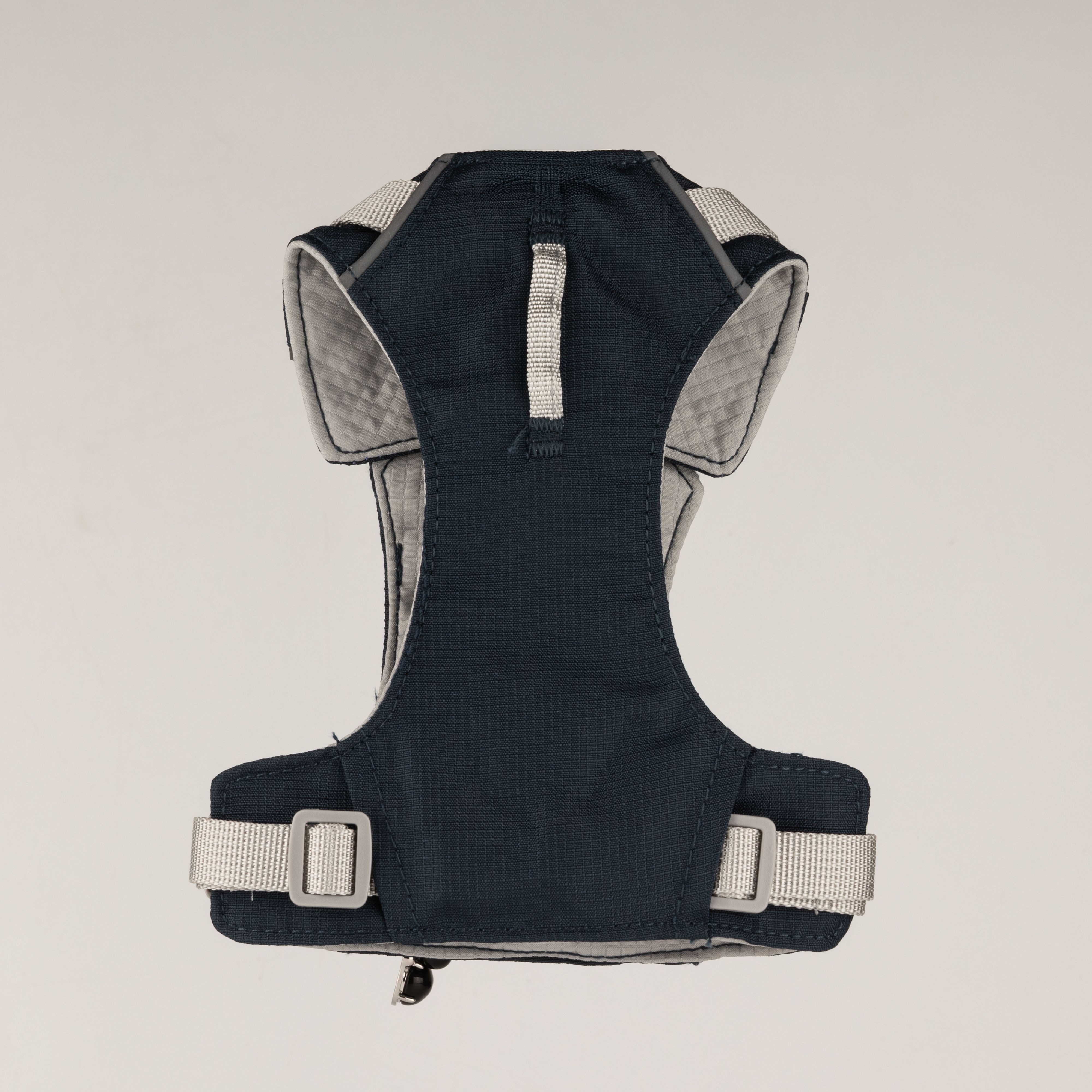 PAW - XS (2-4Kg) Dog Step-in Guardian Harness with Reflective Mesh - Rock Grey - Black Obsidian Charm