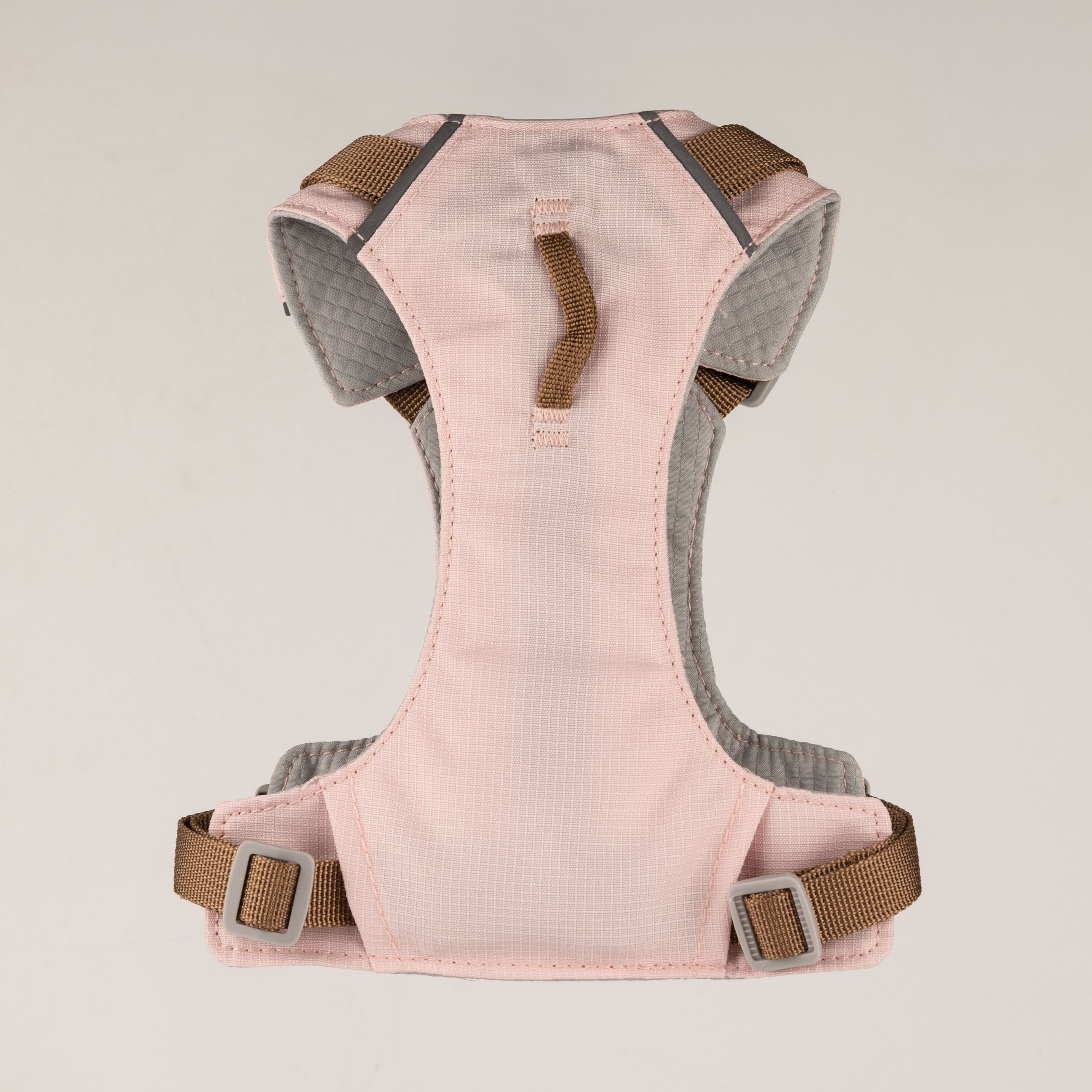 PAW - S (4-8Kg) Dog Step-in Guardian Harness with Reflective Mesh - Soft Pink - Rose Quartz Charm