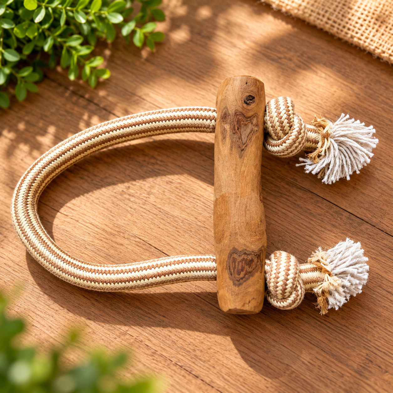 PAW Toys - Coffee Wood Chew - Loop & Tug