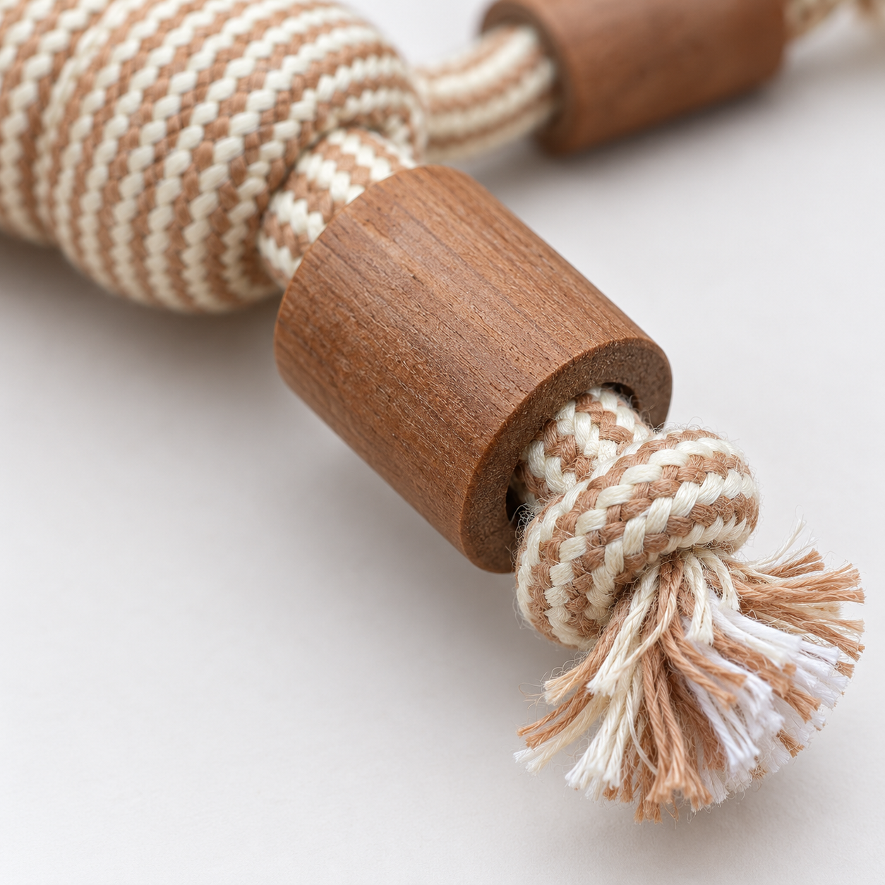 PAW Toys - Coffee Wood Chew - Rope Ranger - Ball
