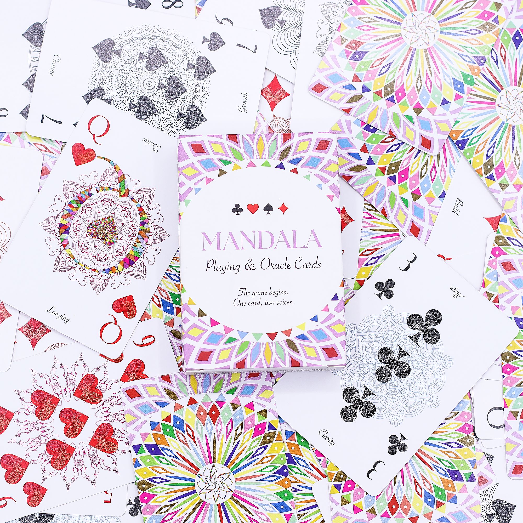 Mandala Playing & Oracle Cards – Kaleidoscope Symmetry