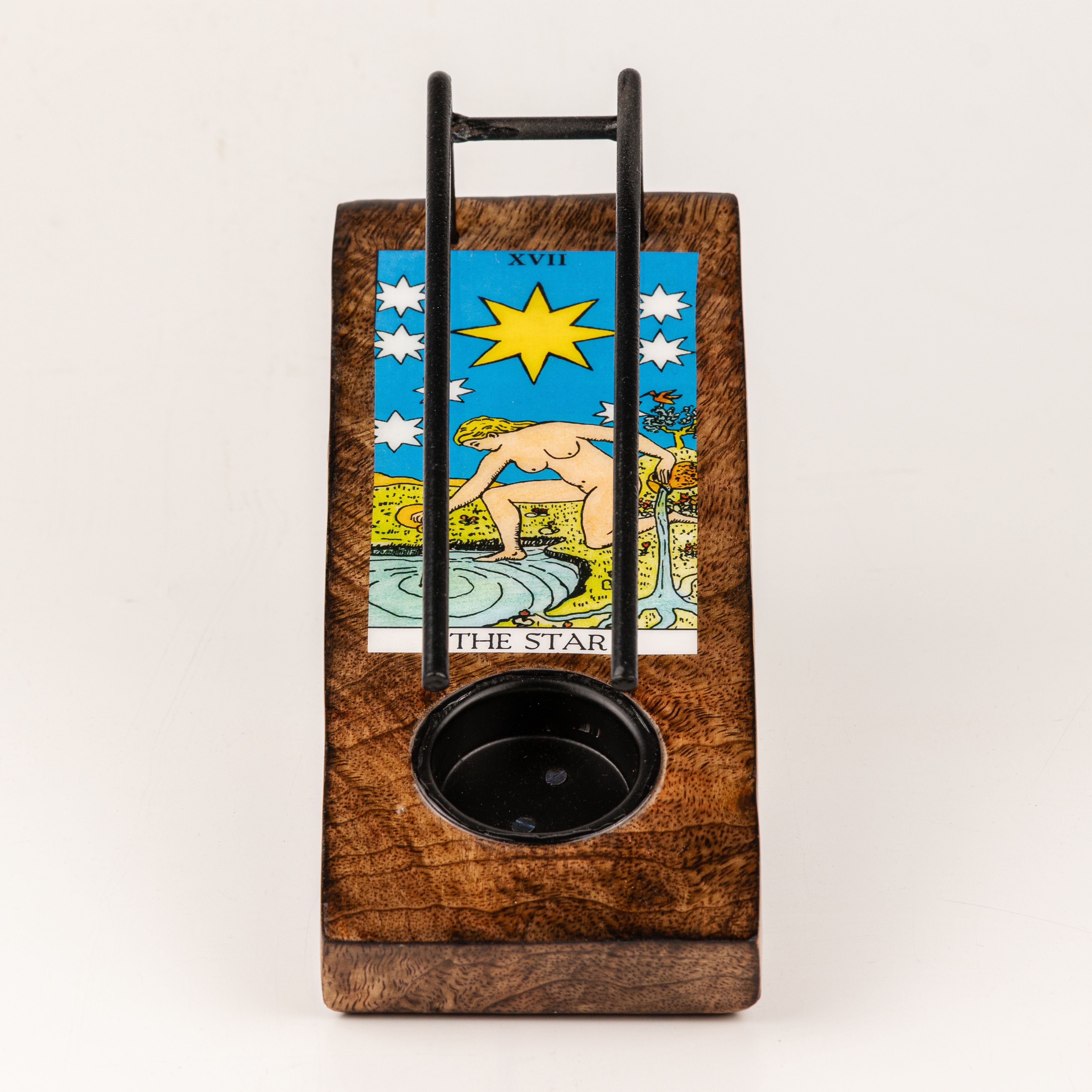 Large Sage Stick Heater Enamelled - The Star