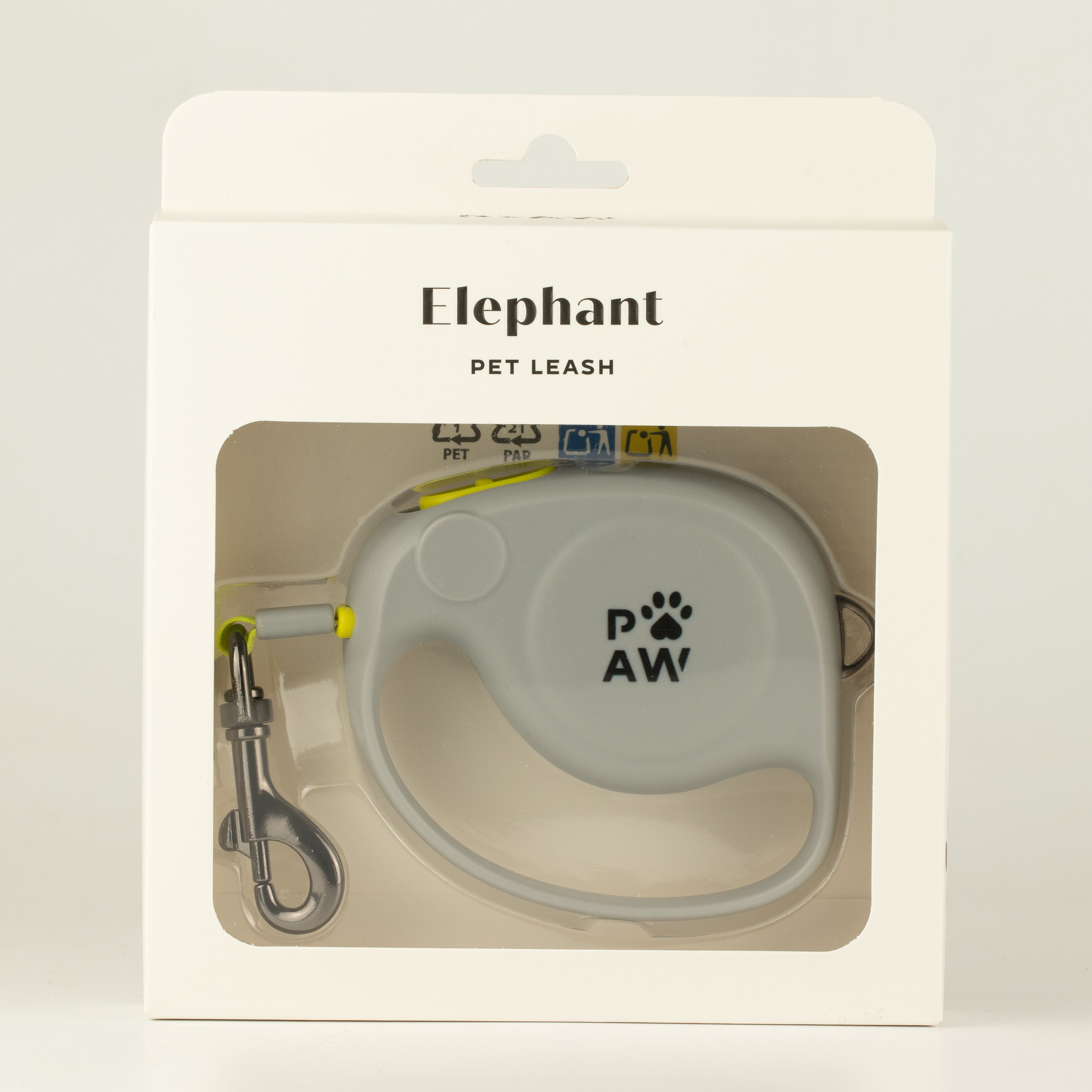Paw Pet Leash - Elephant Strap - Grey - 2m