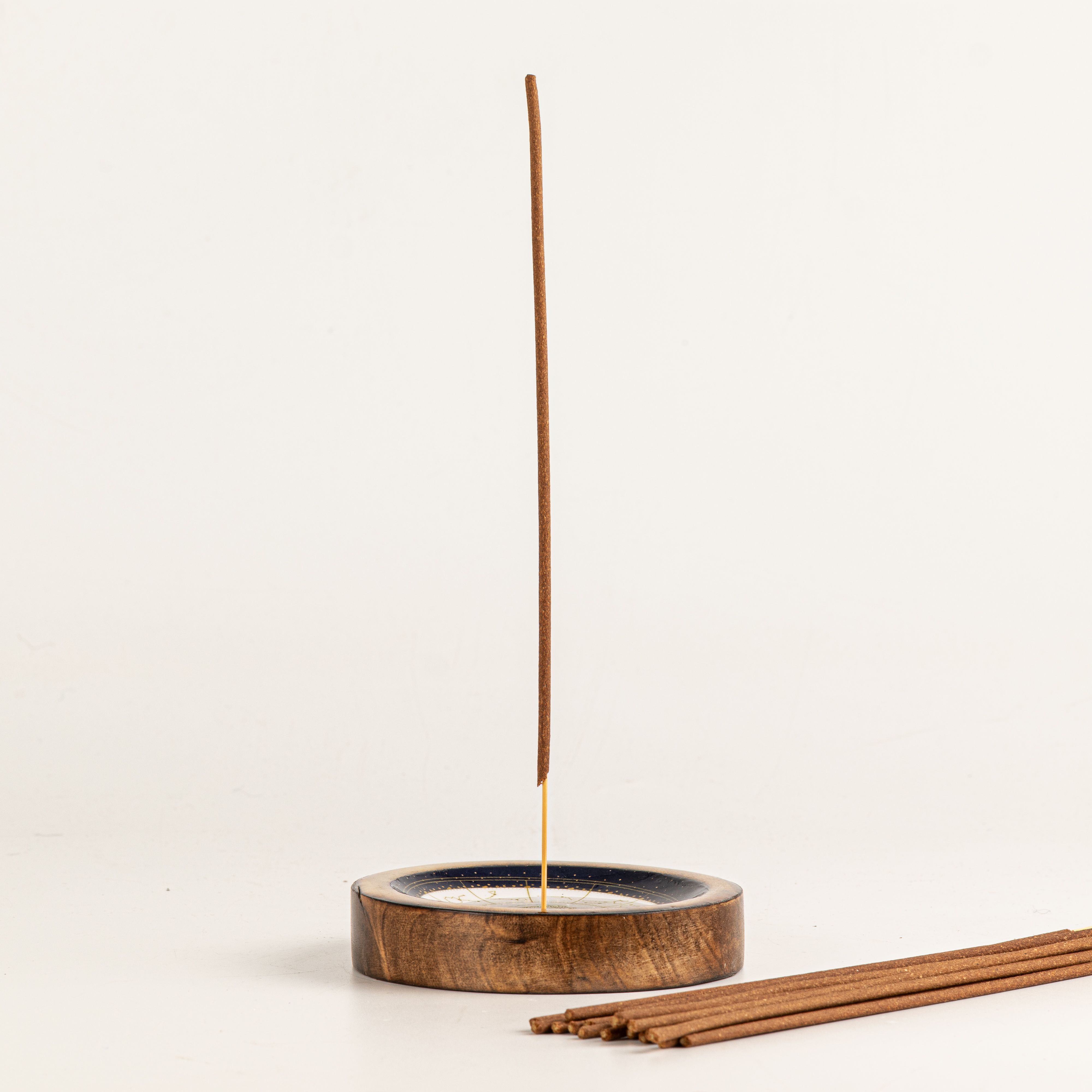 Stars Sign Mini Bowl & Incense Stick Holder - Aquarius
