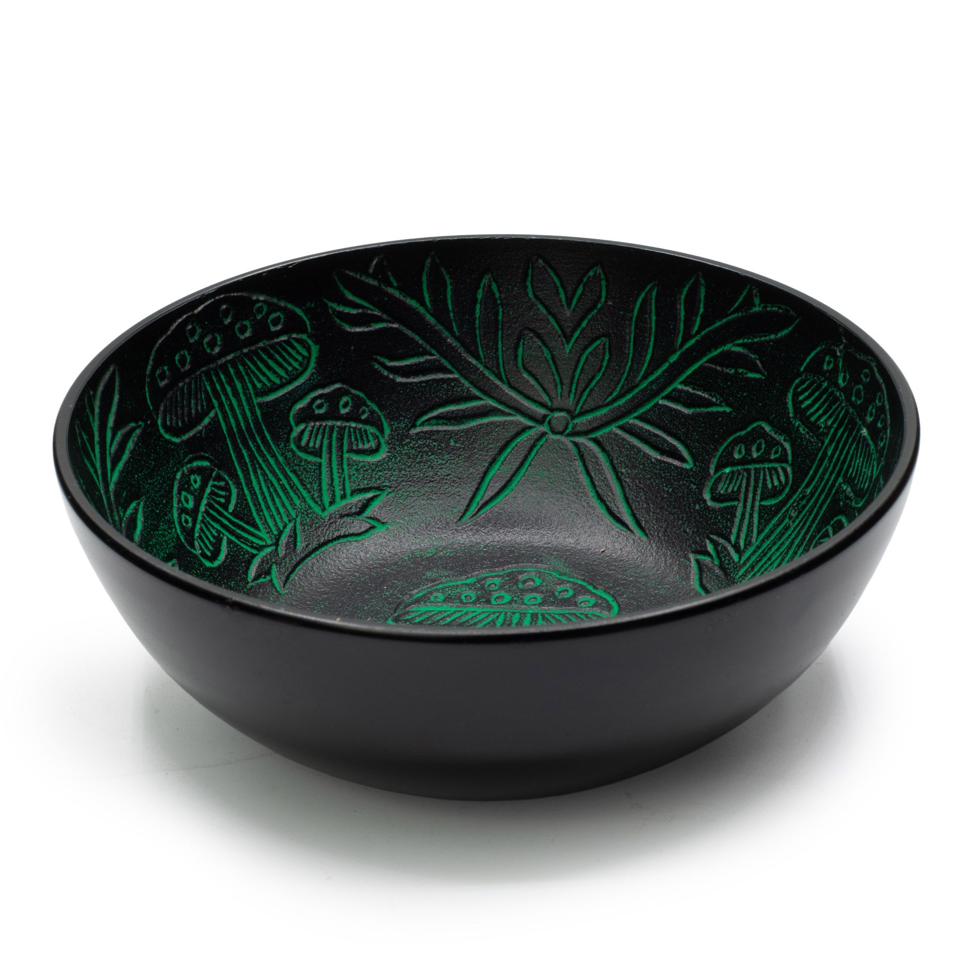 Aluminum Singing Bowl - Magic Mushroom - Green (20cm)