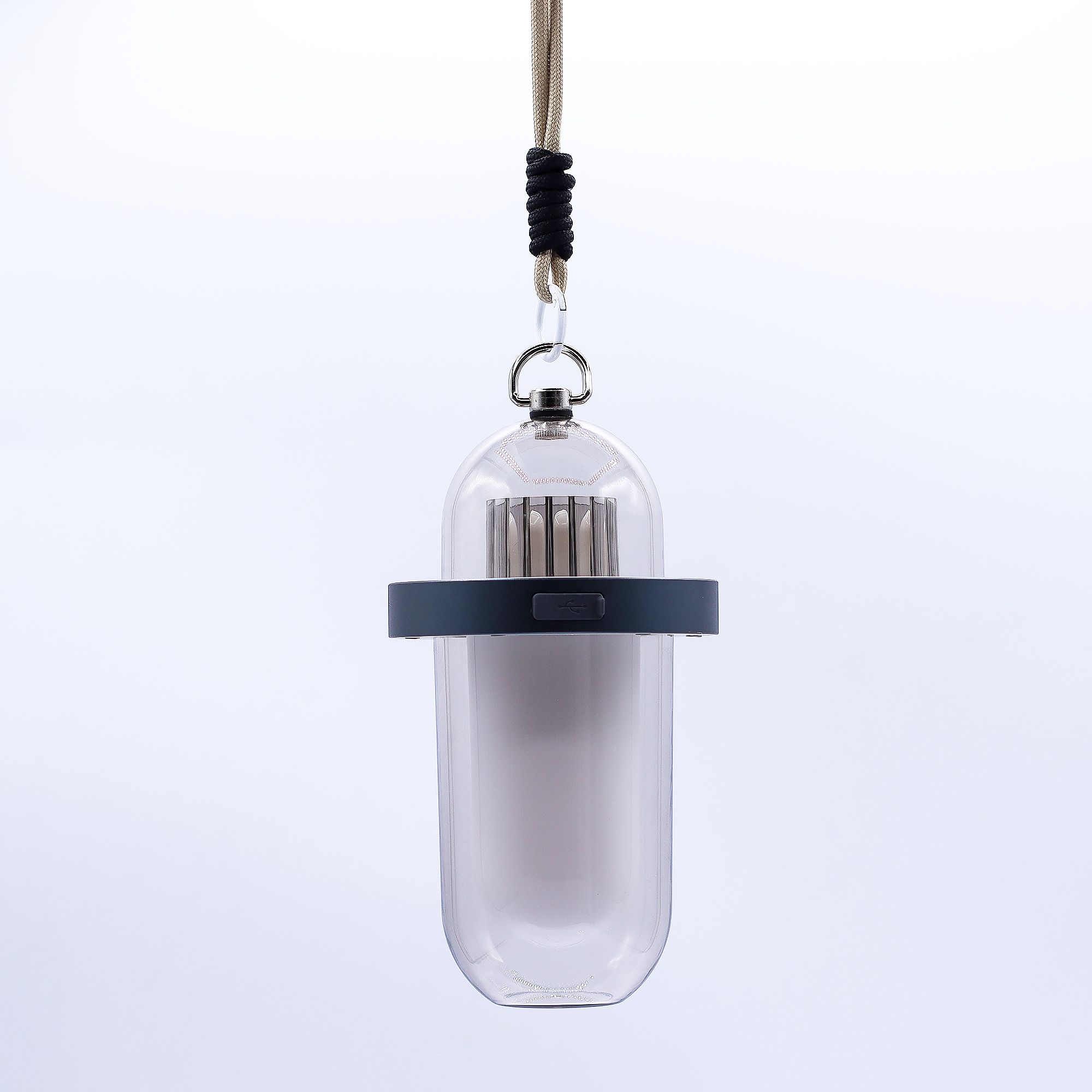 Outdoor Flame Effect Lamp - White USB - C Chargable - Multi Colour