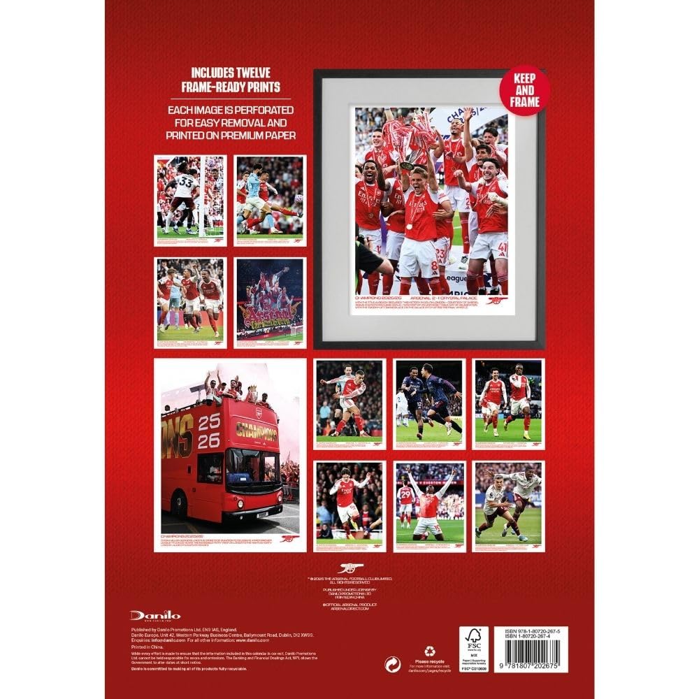 Arsenal FC Deluxe Calendar 2027