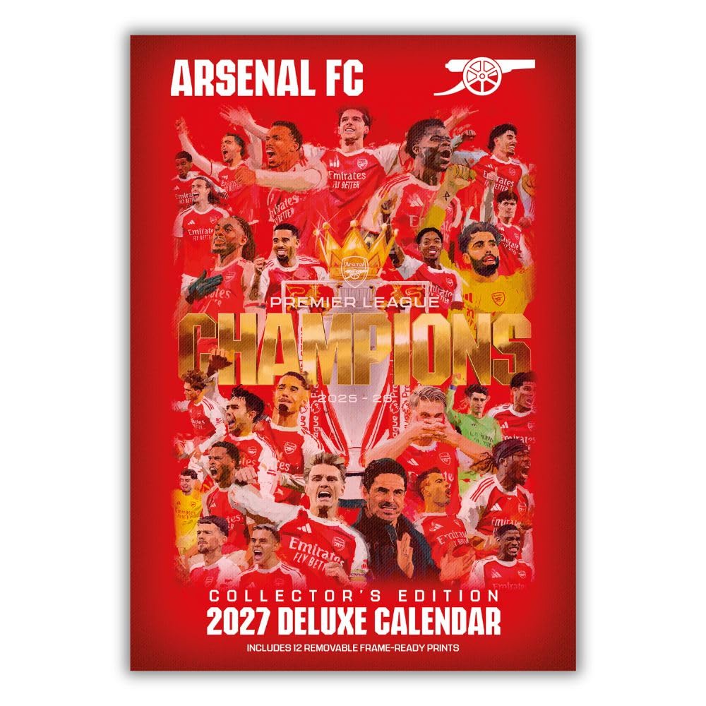Arsenal FC Deluxe Calendar 2027