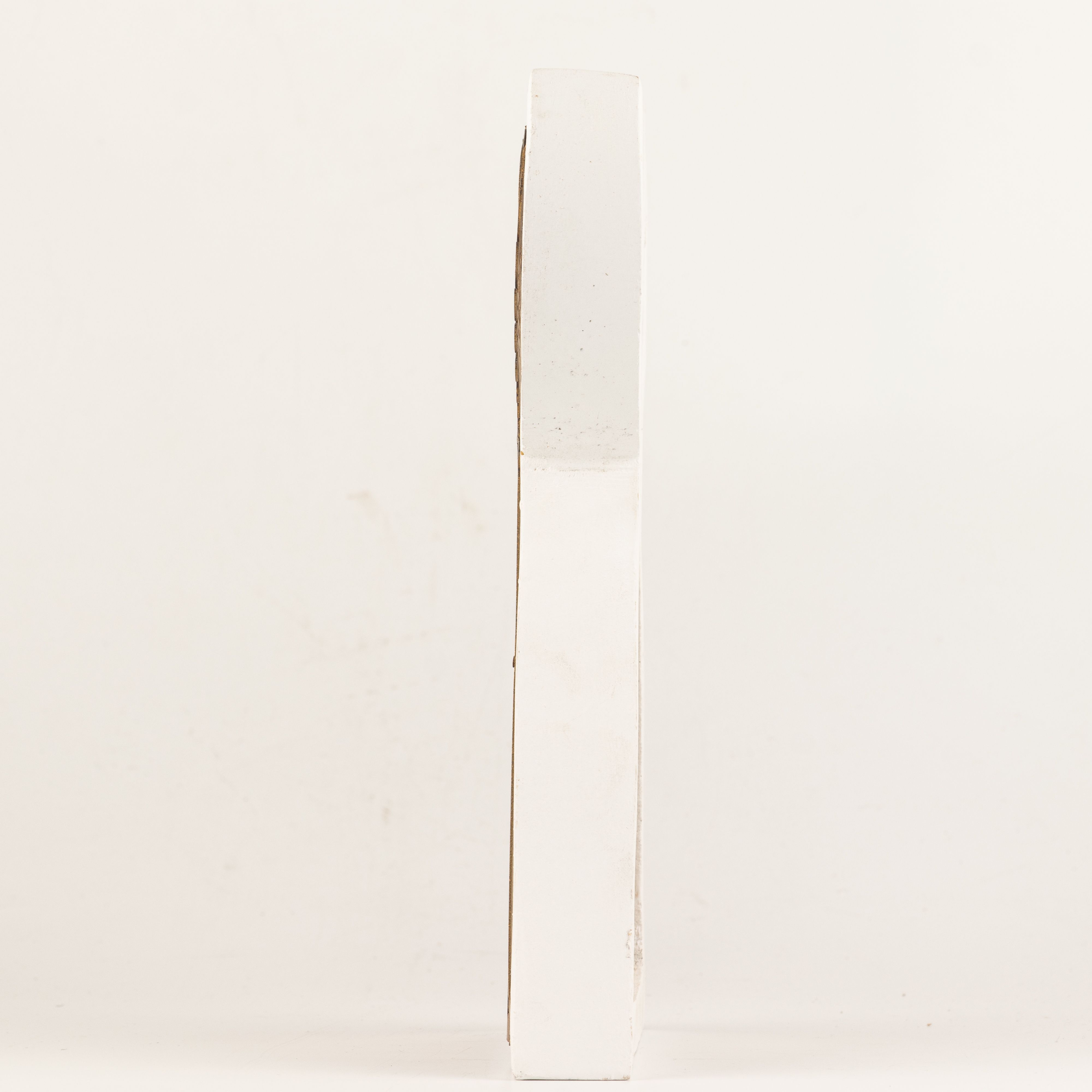 Mango Wood Angel - Whitewash with Iron Decor Cut Out - 22cm