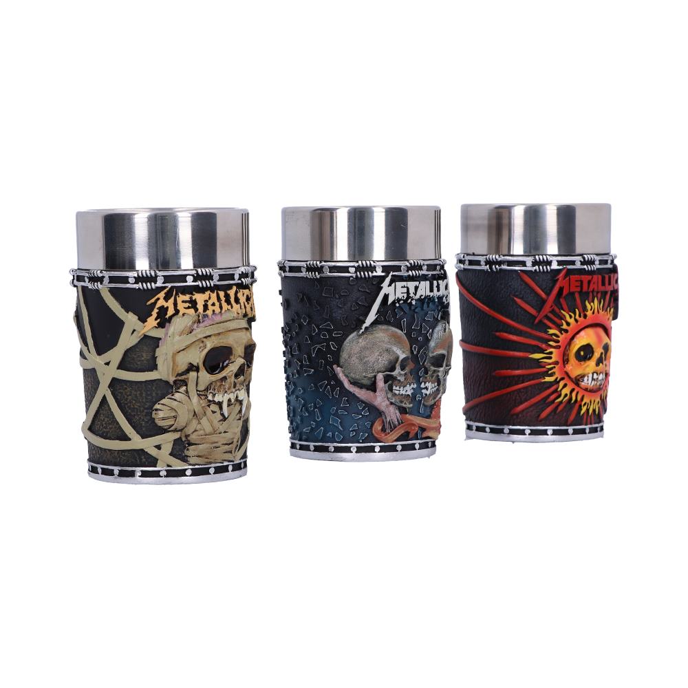 Metallica Shot Glass set 8.5cm (Set of 3)