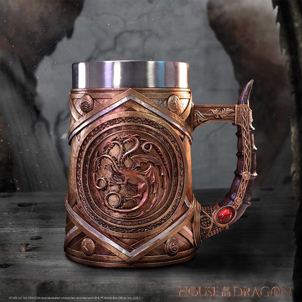 House of the Dragon Targaryen Crown and Dagger Tankard 16cm