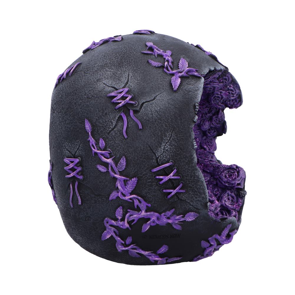 Rose Geode Skull 19cm
