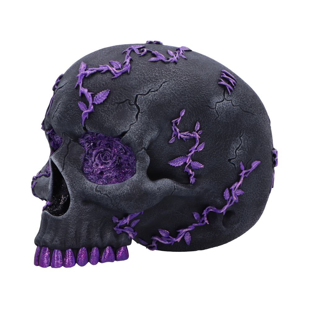 Rose Geode Skull 19cm