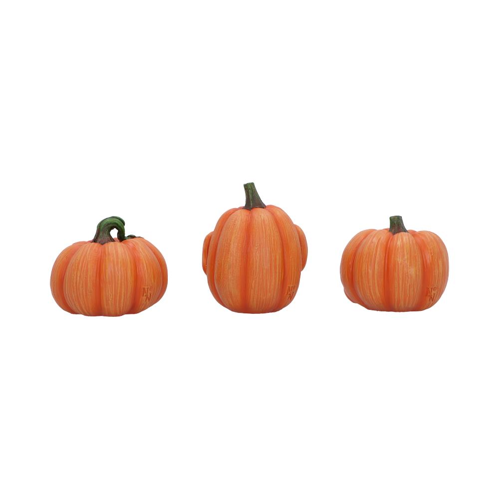 Three Wise Pumpkins 8cm