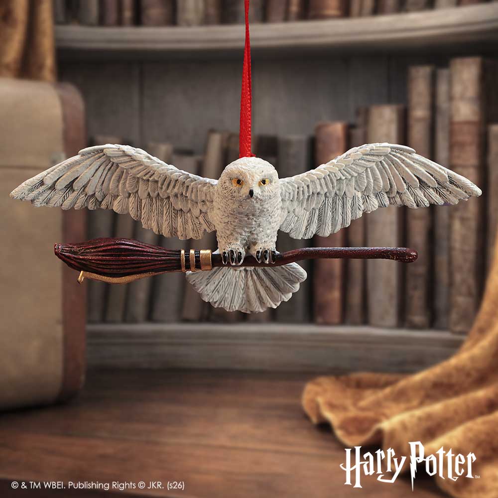 Harry Potter Hedwig in Flight Hanging Ornament
