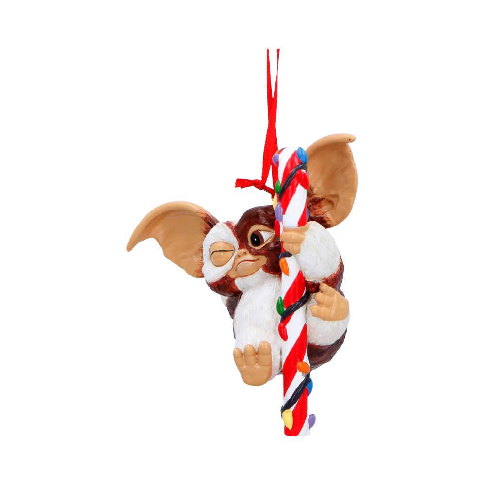 Gremlins Gizmo Festive Candy Cane Hanging Ornament