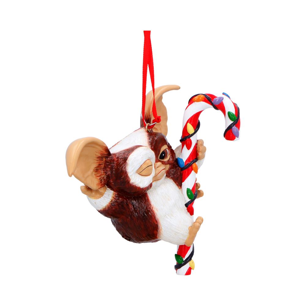 Gremlins Gizmo Festive Candy Cane Hanging Ornament