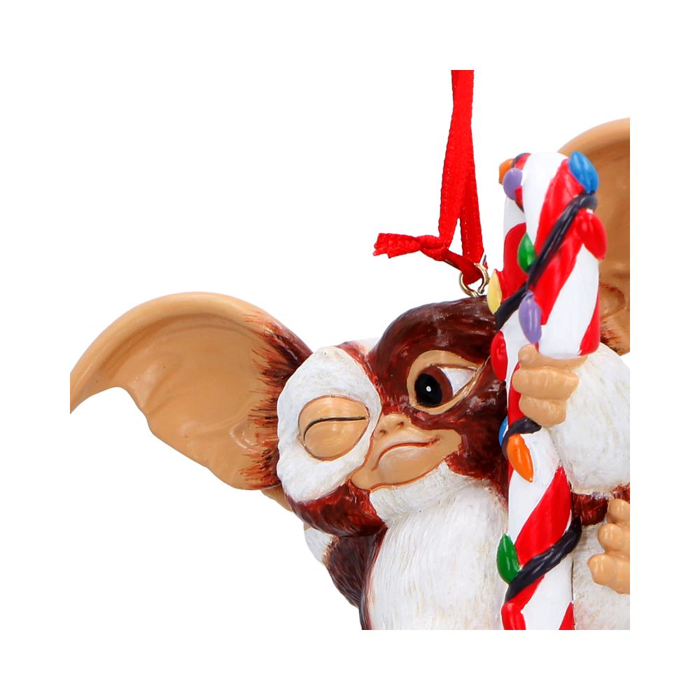 Gremlins Gizmo Festive Candy Cane Hanging Ornament