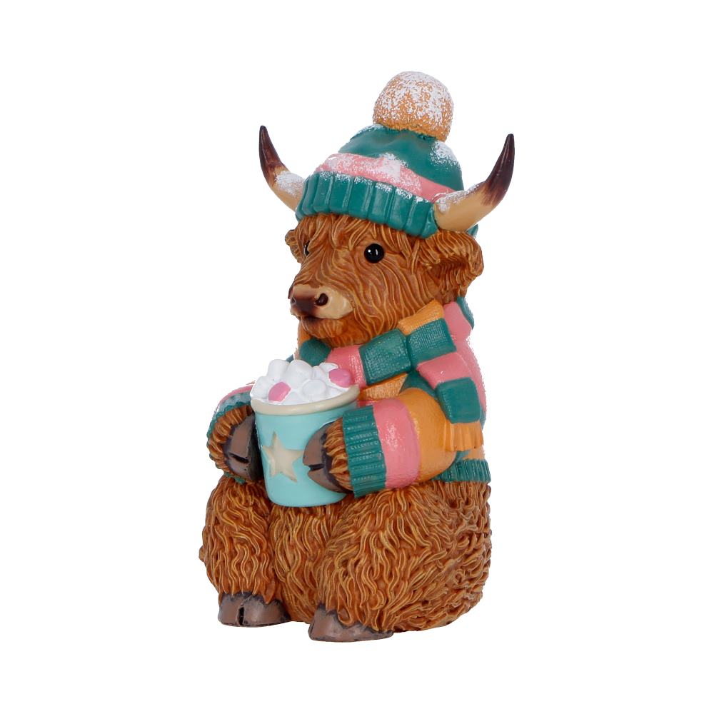 Winter Highland Cow Hot Cocoa
