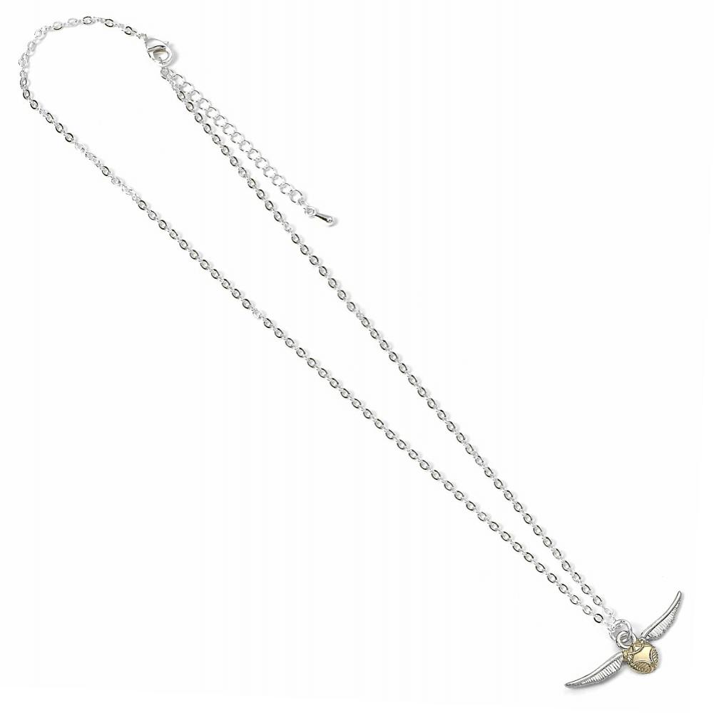 Harry Potter Silver Plated Golden Snitch Necklace