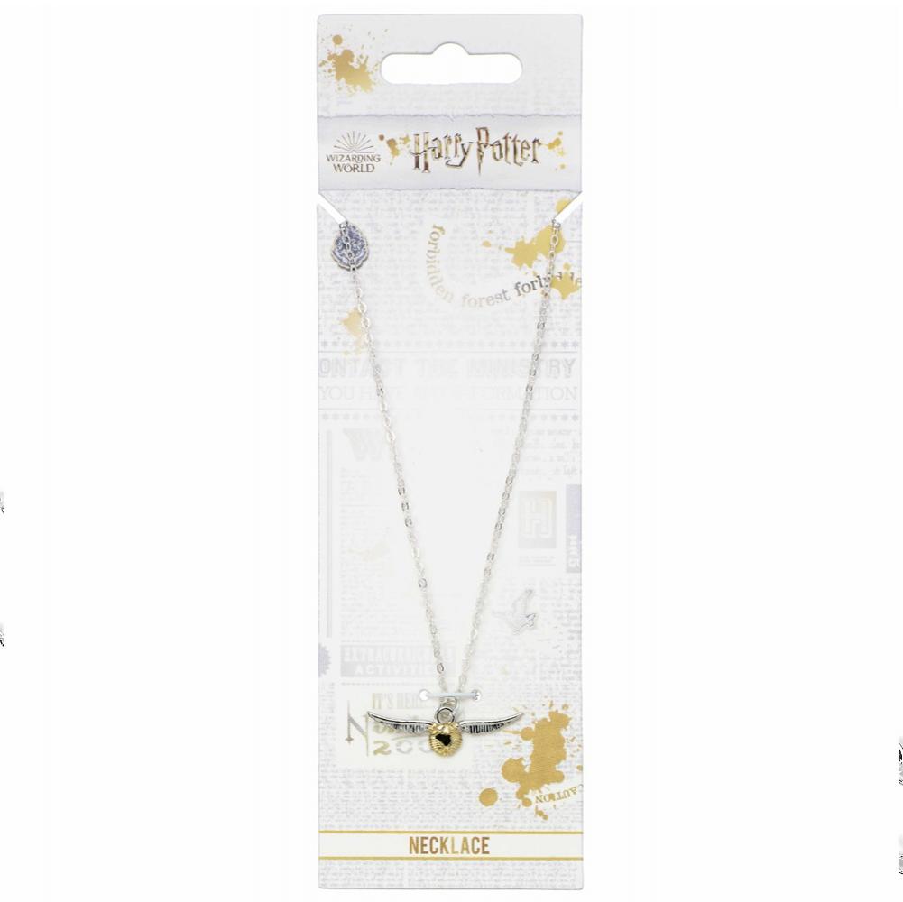 Harry Potter Silver Plated Golden Snitch Necklace