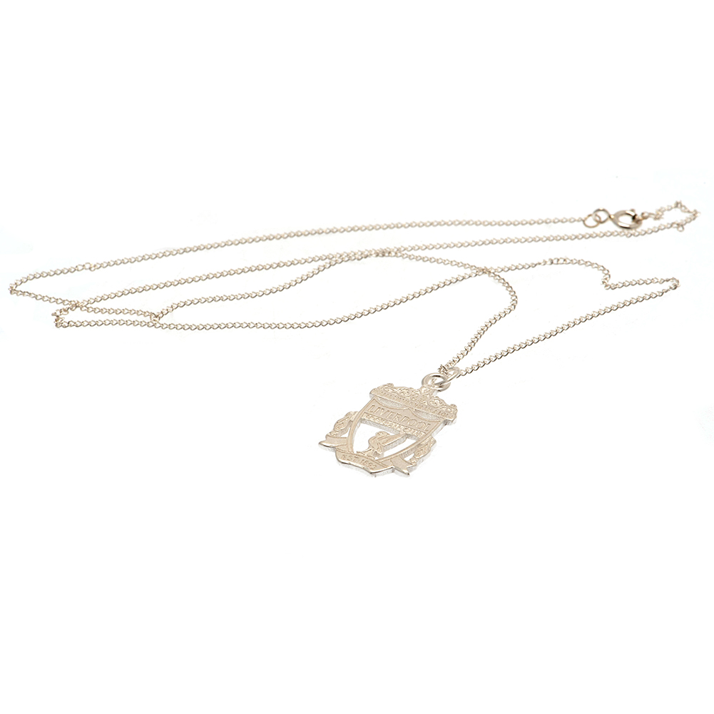 Liverpool FC Sterling Silver Pendant & Chain CR Large