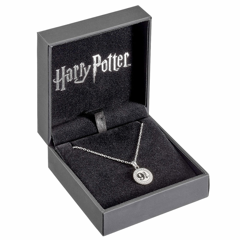 Harry Potter Sterling Silver 9 & 3 Quarters Crystal Necklace
