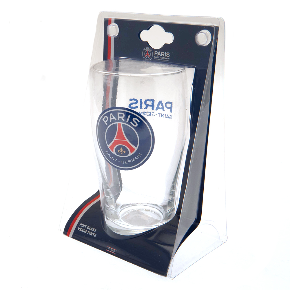 Paris Saint Germain FC Tulip Pint Glass