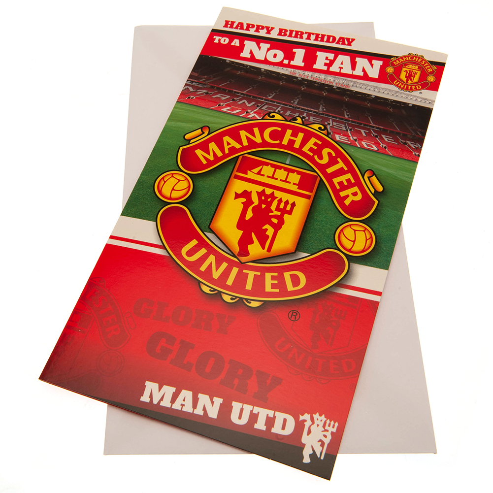 Manchester United FC No. 1 Fan Birthday Card