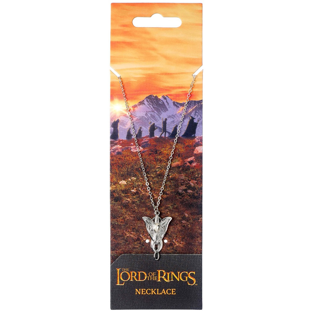 The Lord Of The Rings Silver Plated Evenstar Necklace