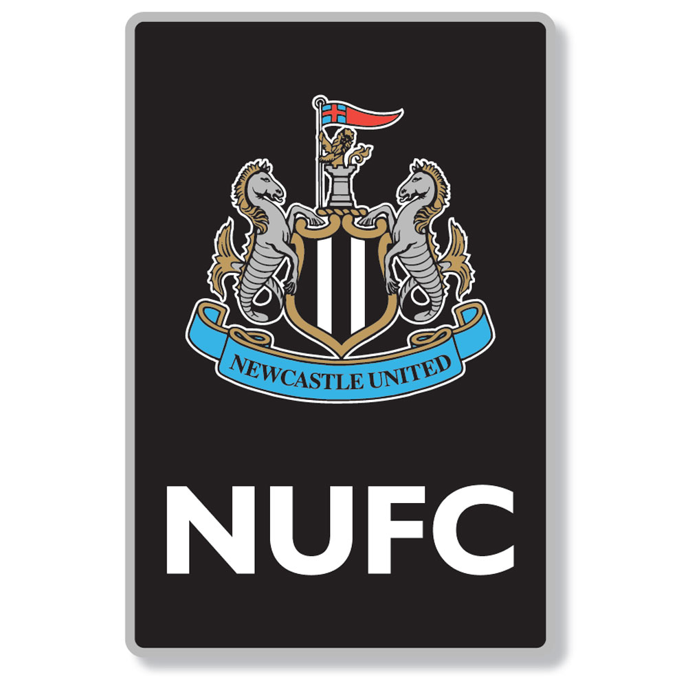Newcastle United FC Portrait LED Crest Sign