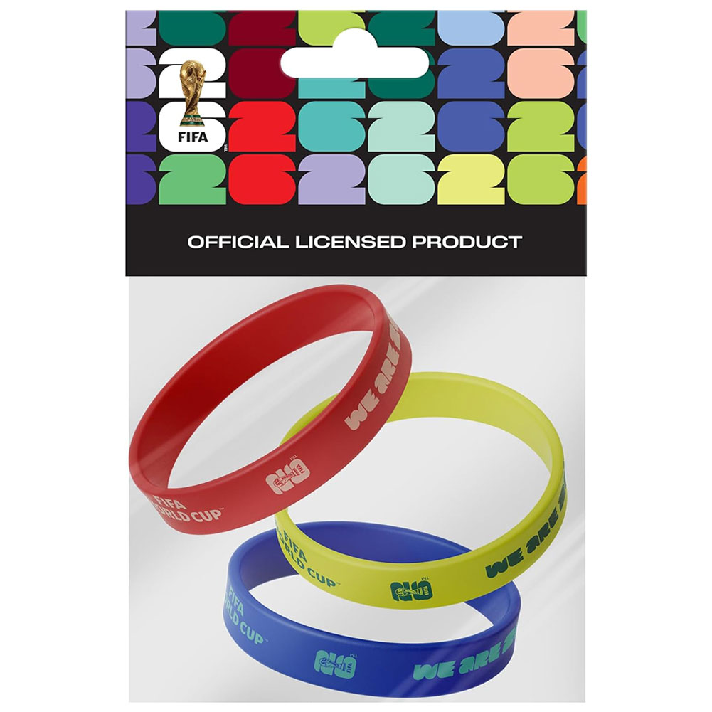 FIFA World Cup 2026 Silicone Wristband Set