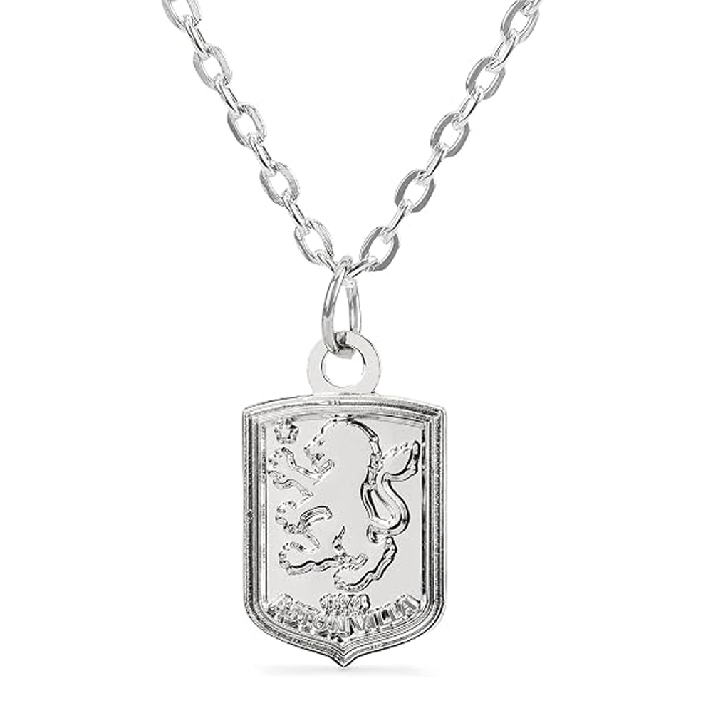 Aston Villa FC Silver Plated Boxed Pendant CR