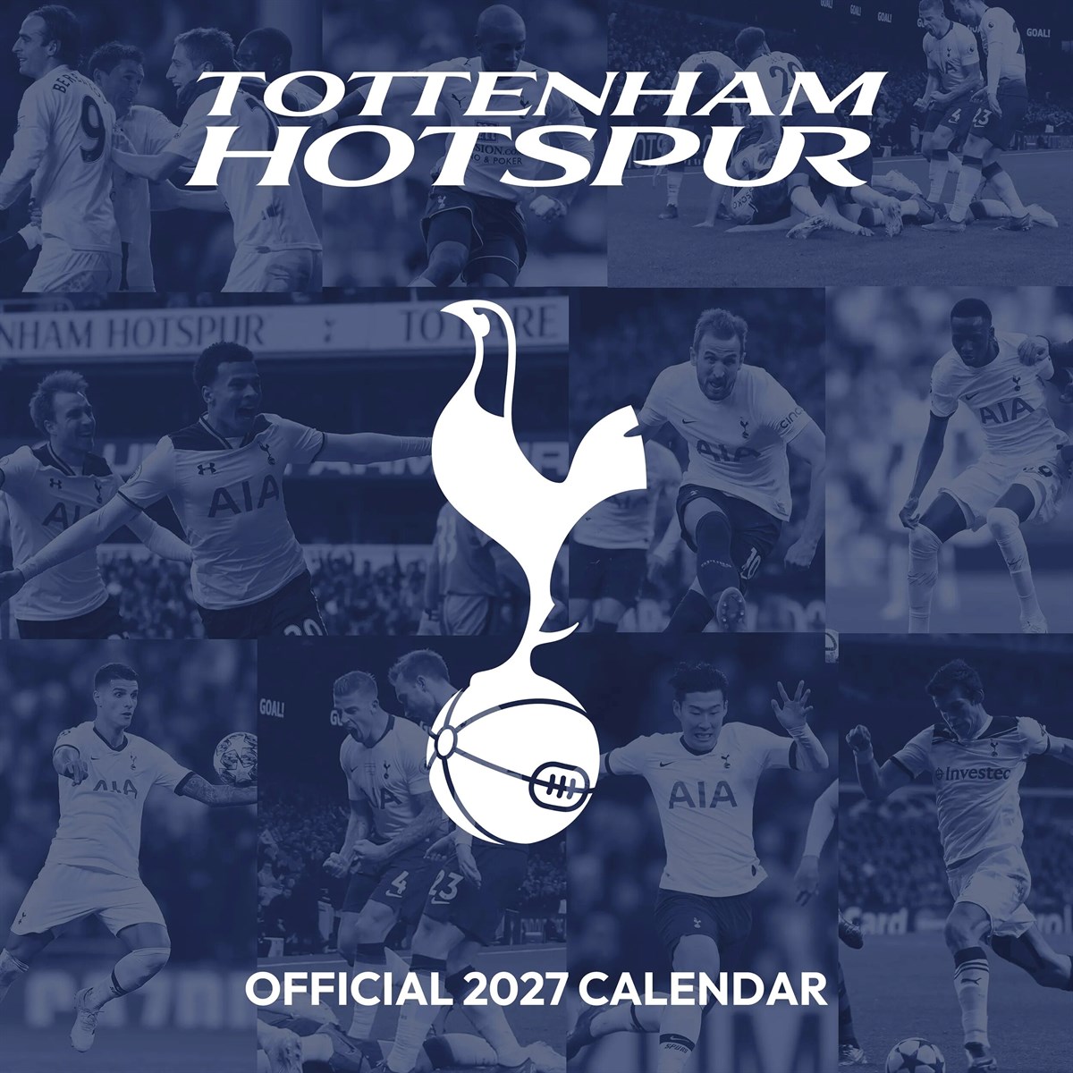 Tottenham Hotspur FC Legends Square Calendar 2027