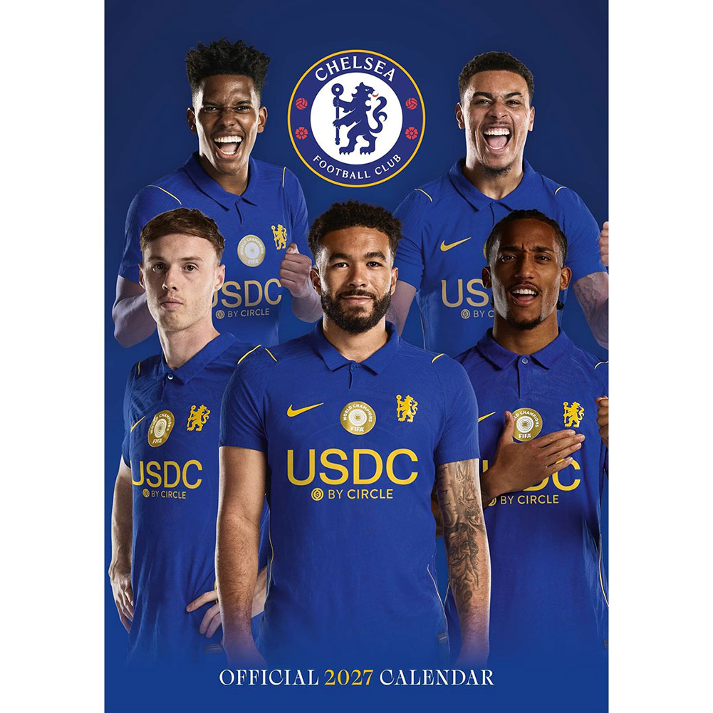 Chelsea FC A3 Calendar 2027