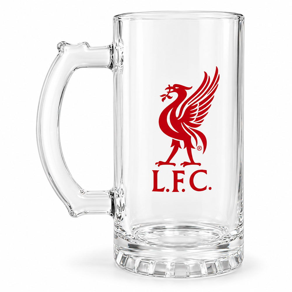 Liverpool FC Stein Glass Tankard