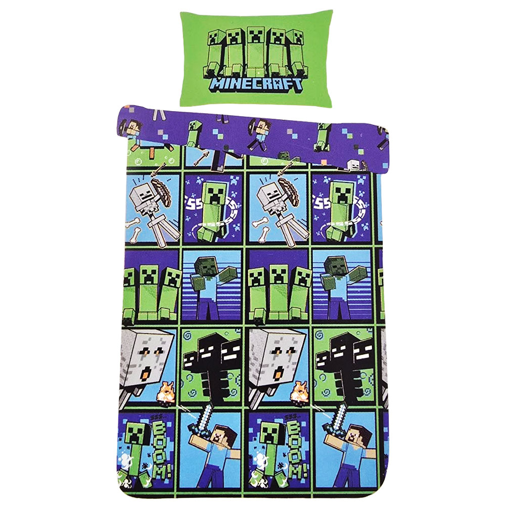 Minecraft Single Duvet Set